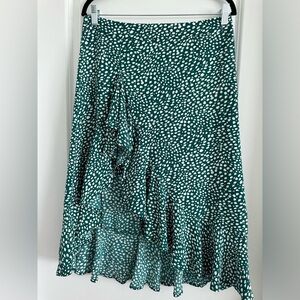 High waist slit skirt